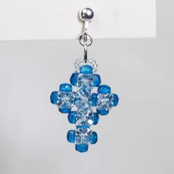 Clips  - Silver 925 - Earrings Siréna - Clips  - Silver 925 - Argent 925